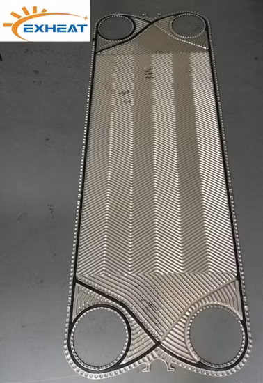 Gea Vt40/Vt40m//Vt40p/Vt80/Vt80m/Vt80p/Vt805 Placa de resfriamento líquido de lavagem Placa e junta do trocador de calor